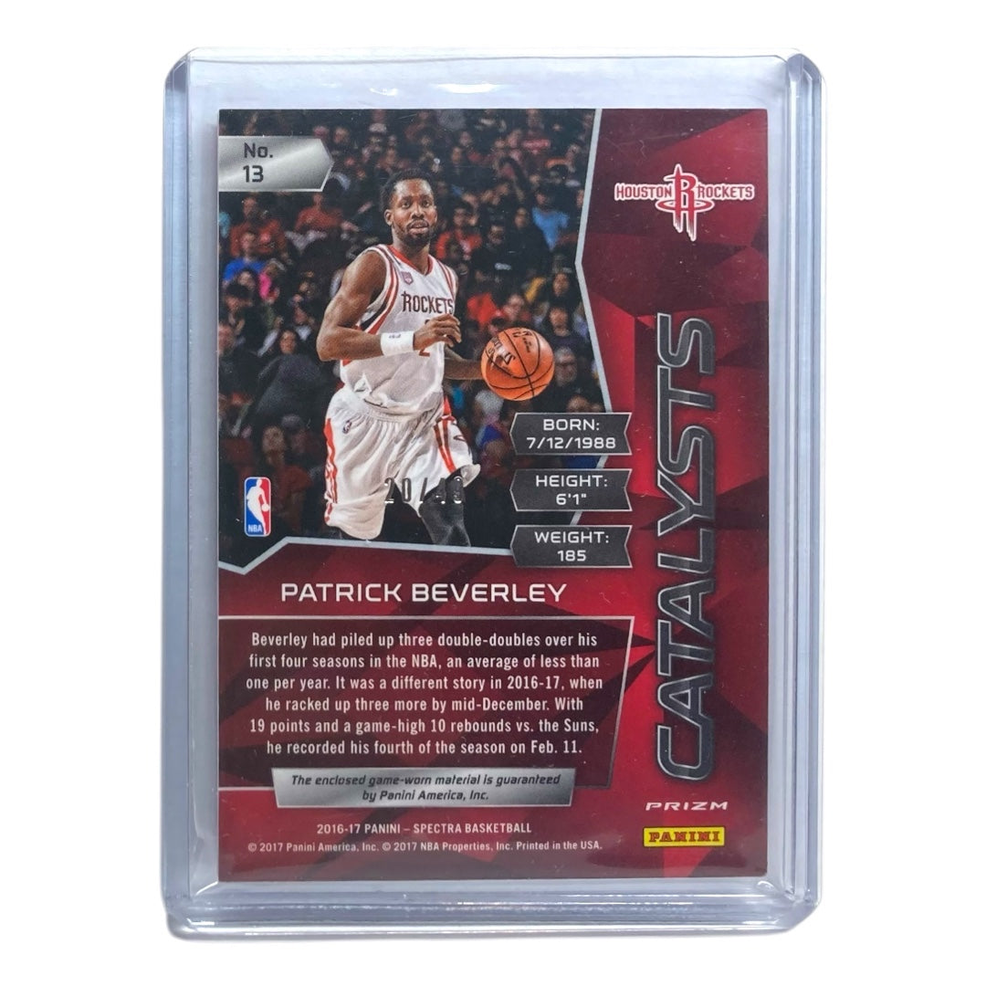 PANINI NBAカード SPECTRA PRIZM PATRICK BEVERLEY HOUSTON ROCKETS /49 #13 中古 IT2