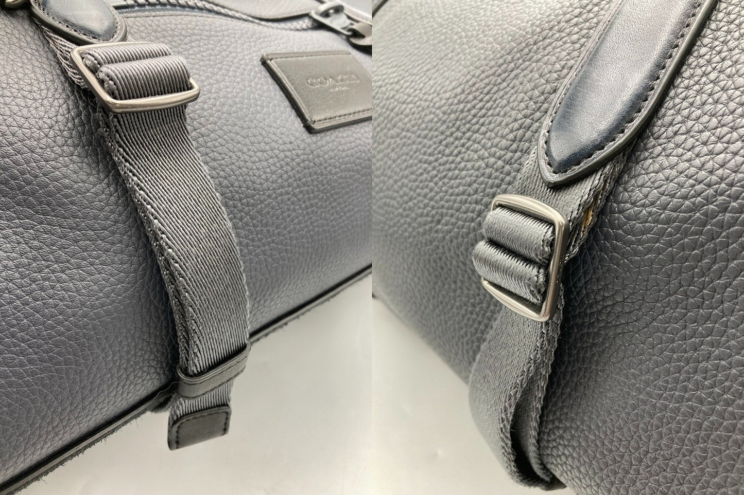 COACH コーチ レザー 2WAY ボストンバッグ 86737 メンズ 中古 D4