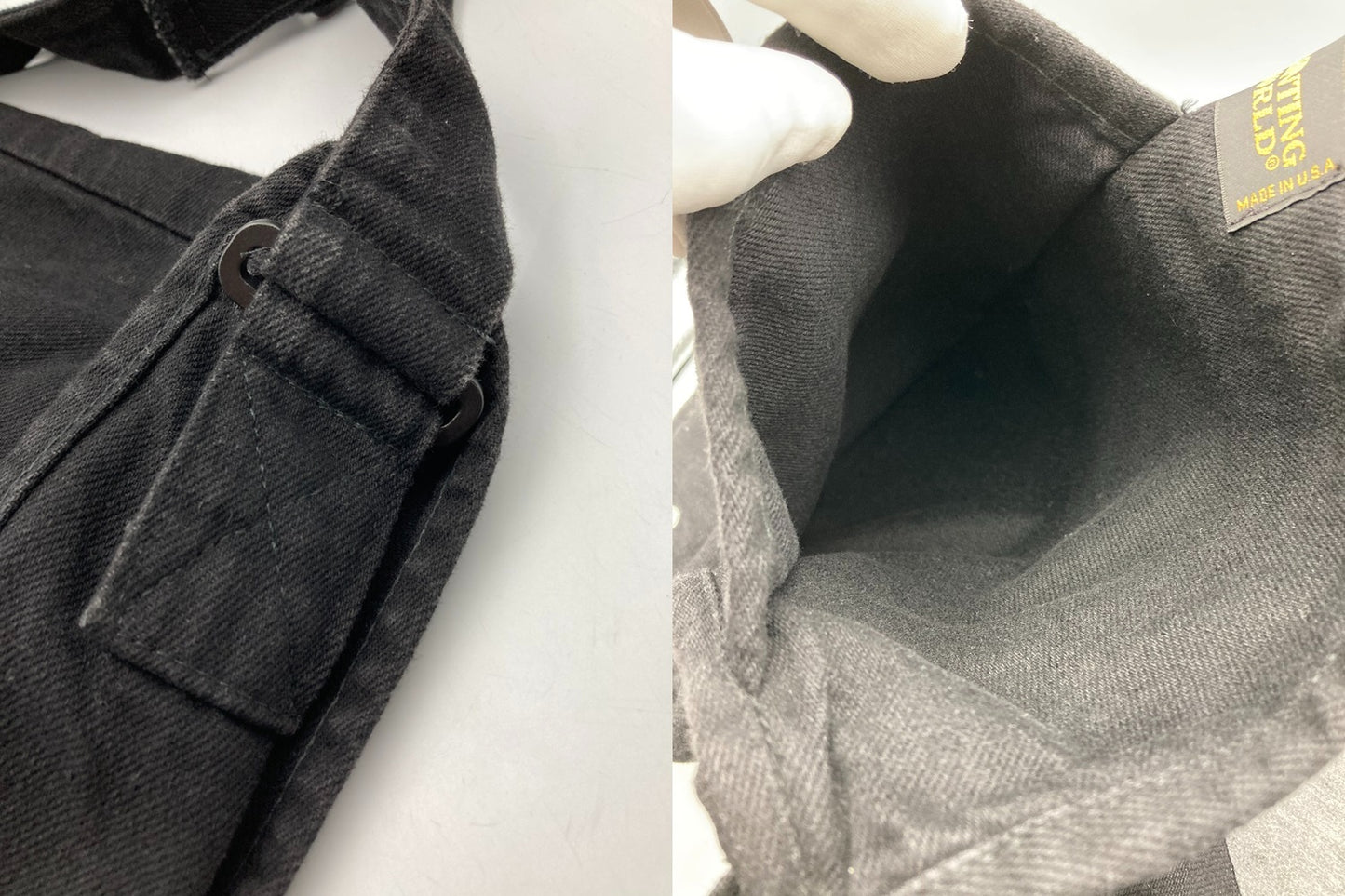 HUNTING WORLD ハンティングワールド USA製 デニム ショルダーバッグ 中古 D4