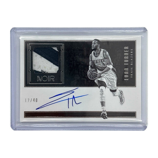 PANINI NBAカード NOIR EVAN TURNER TRAIL BLAZERS 12/40 #8 中古 IT1