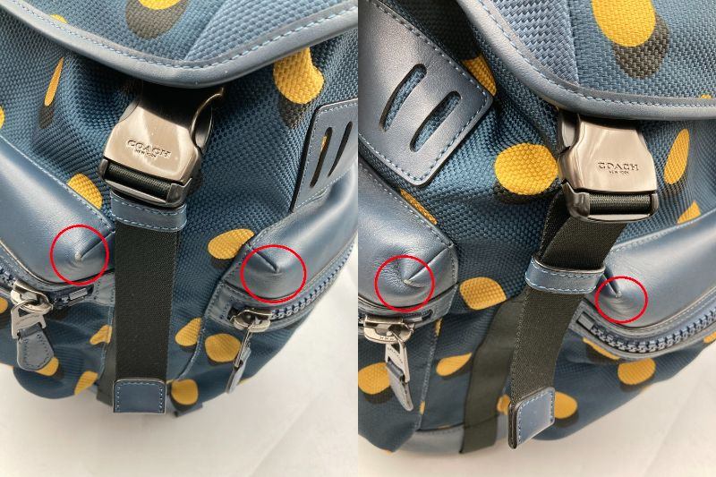 COACH コーチ トレック オプティカルドット リュックサック バックパック F22360 中古 D4