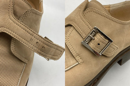 GIANNI VERSACE ヴェルサーチェ モンクストラップ シューズ サイズ 7 1/2 中古 D4