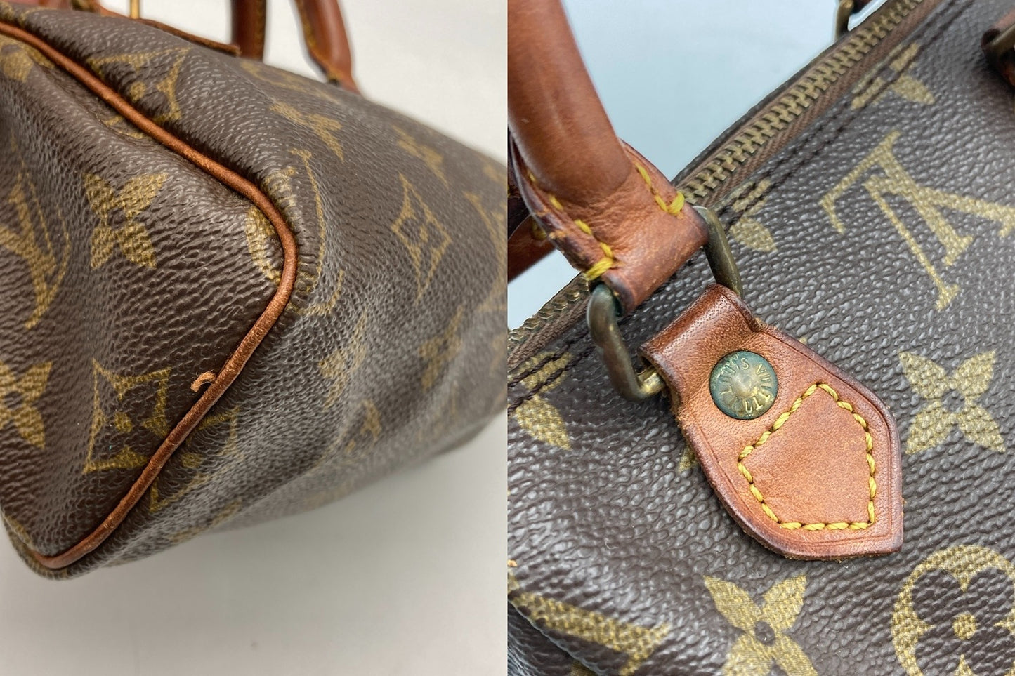LOUIS VUITTON ルイヴィトン モノグラム ミニスピーディ ハンドバッグ M41534 中古 D4