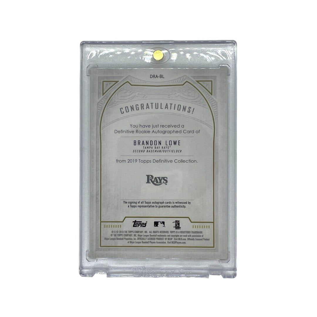 TOPPS MLBカード DEFINITIVE BRANDON LOWE 05/10 #DRA-BL 中古 IT1