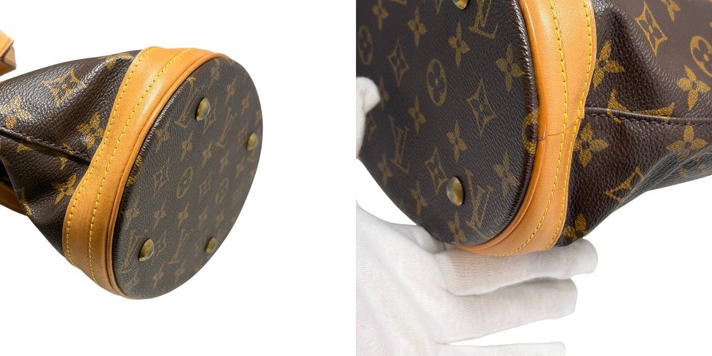 LOUIS VUITTON ルイヴィトン バケットPM モノグラム M42238 ポーチ付き ブランド レディース トートバッグ 鞄 中古 W1