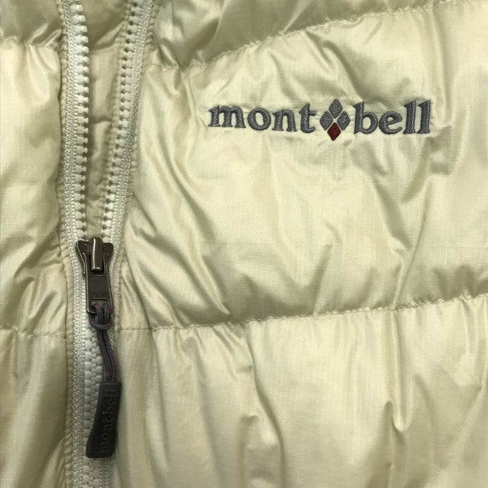 mont-bell モンベル アルパインダウンジャケット レディース アウトドアウェア コンパクト 防寒着 アイボリー Mサイズ 1101427 IV 中古 T1
