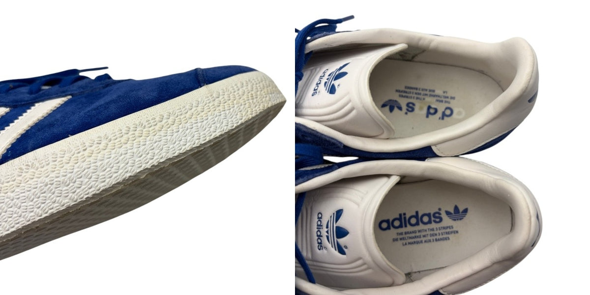 adidas アディダス ガゼル GAZELLE S76227 スニーカー 27.5cm 靴 シューズ メンズ ブルー 中古 W４