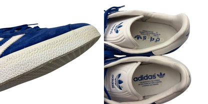 adidas アディダス ガゼル GAZELLE S76227 スニーカー 27.5cm 靴 シューズ メンズ ブルー 中古 W４