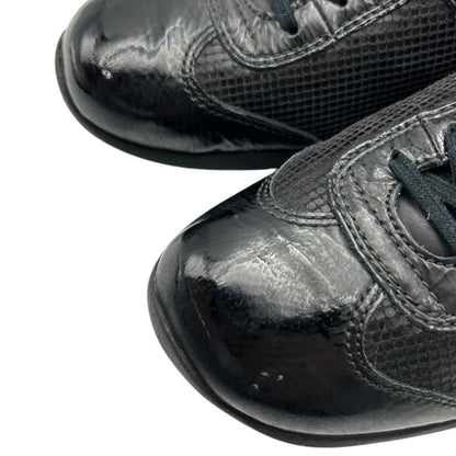 Pedala ペダラ asics アシックス WP254S エナメル レザー スニーカー 24.0cm 本革 靴 シューズ レディース 中古 W４