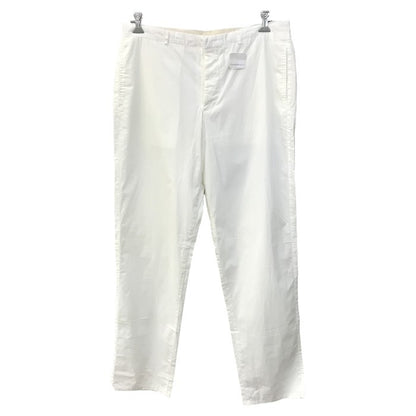 EMPORIO ARMANI エンポリオアルマーニ パンツ メンズ 春夏 コットン 無地 ストレート ホワイト 54サイズ 中古 T1