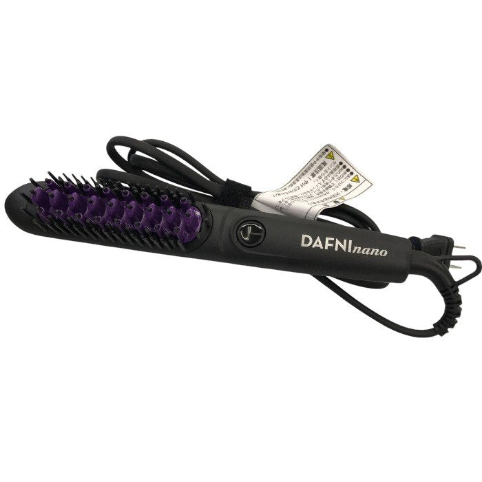 ヤーマン DAFNI nano ダフニナノ ブラシ型ヘアアイロン ブラック パープル DH1.6N 中古 Y1