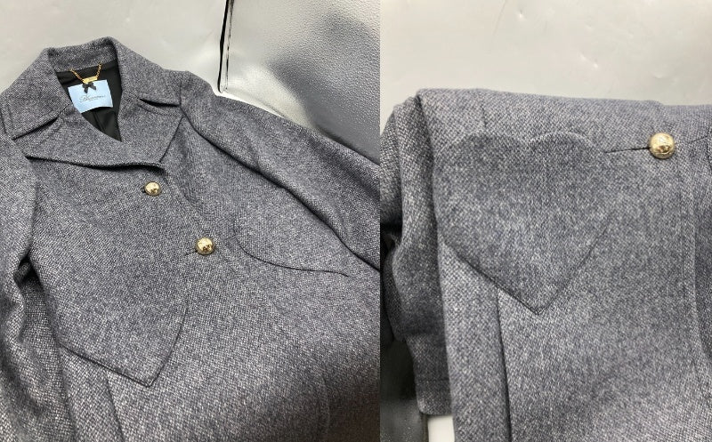 Blumarine ブルマリン ハートポケット チェスターコート サイズ IT42 レディース 中古 D4