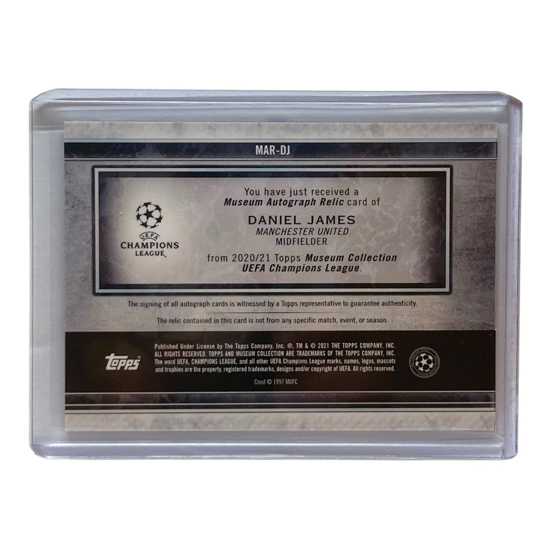 TOPPS サッカーカード MUSEUM COLLECTION DANIEL JAMES MANCHESTER UNITED 65/75 #MAR-DJ 中古 IT2