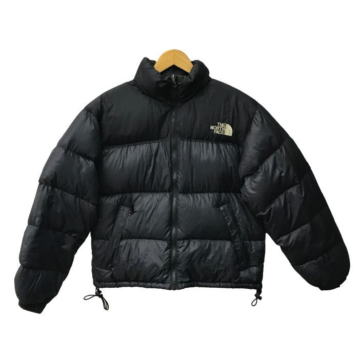 THE NORTH FACE ザノースフェイス ヌプシ ダウンジャケット メンズ 冬 パッカブルフード 防寒 肉厚 ブラック Lサイズ NF003AS 中古 T1