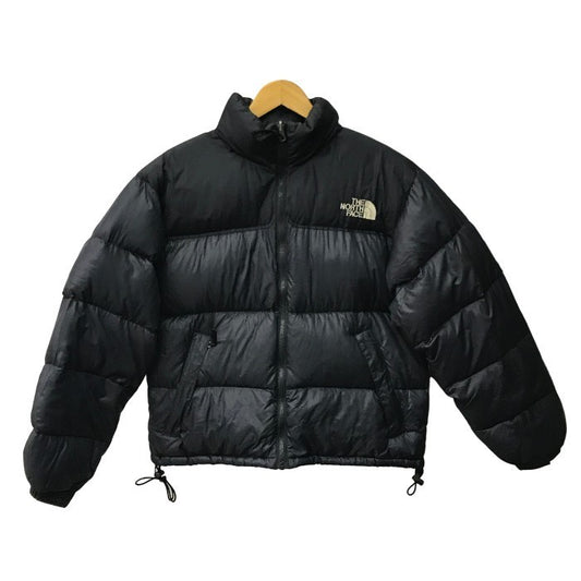 THE NORTH FACE ザノースフェイス ヌプシ ダウンジャケット メンズ 冬 パッカブルフード 防寒 肉厚 ブラック Lサイズ NF003AS 中古 T1