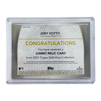 TOPPS MLBカード DEFINITIVE COLLECTION JOEY VOTTO CINCINNATI REDS 22/50 #DJR-JVO 中古 IT1