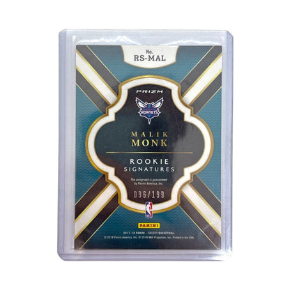 PANINI NBAカード SELECT PRIZM MALIK MONK CHARLOTTE HORNETS 096/199 #RS-MAL 中古 IT1