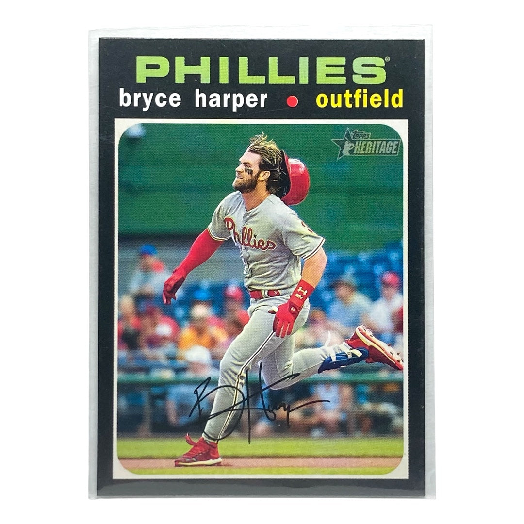 TOPPS MLBカード HERITAGE BRYCE HARPER PHILLIES #447 中古 IT2
