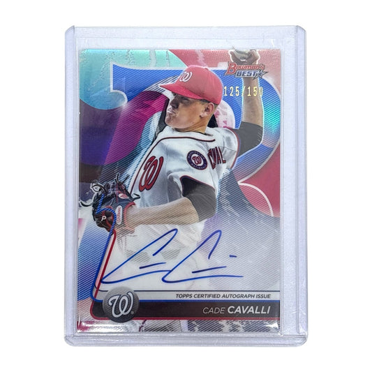 TOPPS MLBカード BOWMAN'S BEST CADE CAVALLI WASHINGTON NATIONALS 125/150 #B20-CC 中古 IT1