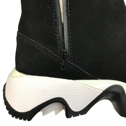 SOREL ソレル キネティック インパクト ショートブーツ レディース 秋冬 厚底 ファー Black/Sea Salt 22.5cm NL5196 中古 T1