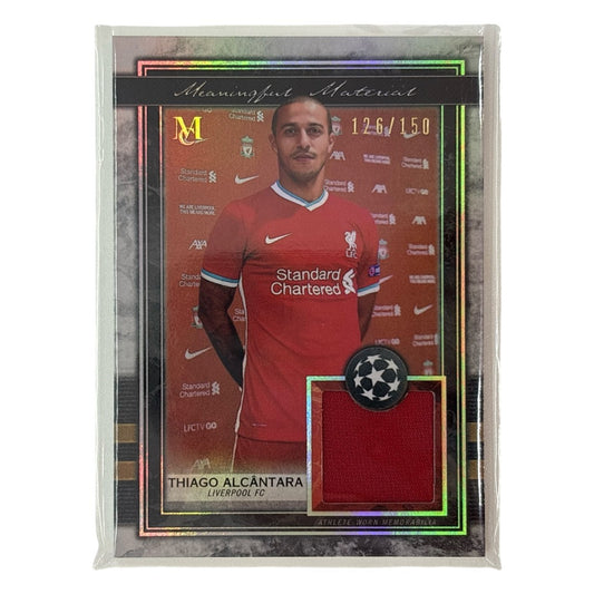 TOPPS サッカーカード MUSEUM COLLECTION THIAGO ALCANTARA LIVERPOOL 126/150 #MMR-THA 中古 IT1