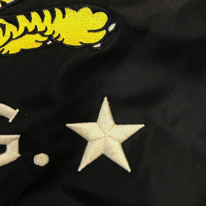 AVIREX アビレックス MA-1 FLYING TIGERS フライトジャケット メンズ フライングタイガース 刺繍 ミリタリー ブラック Lサイズ 6152178 中古 T1