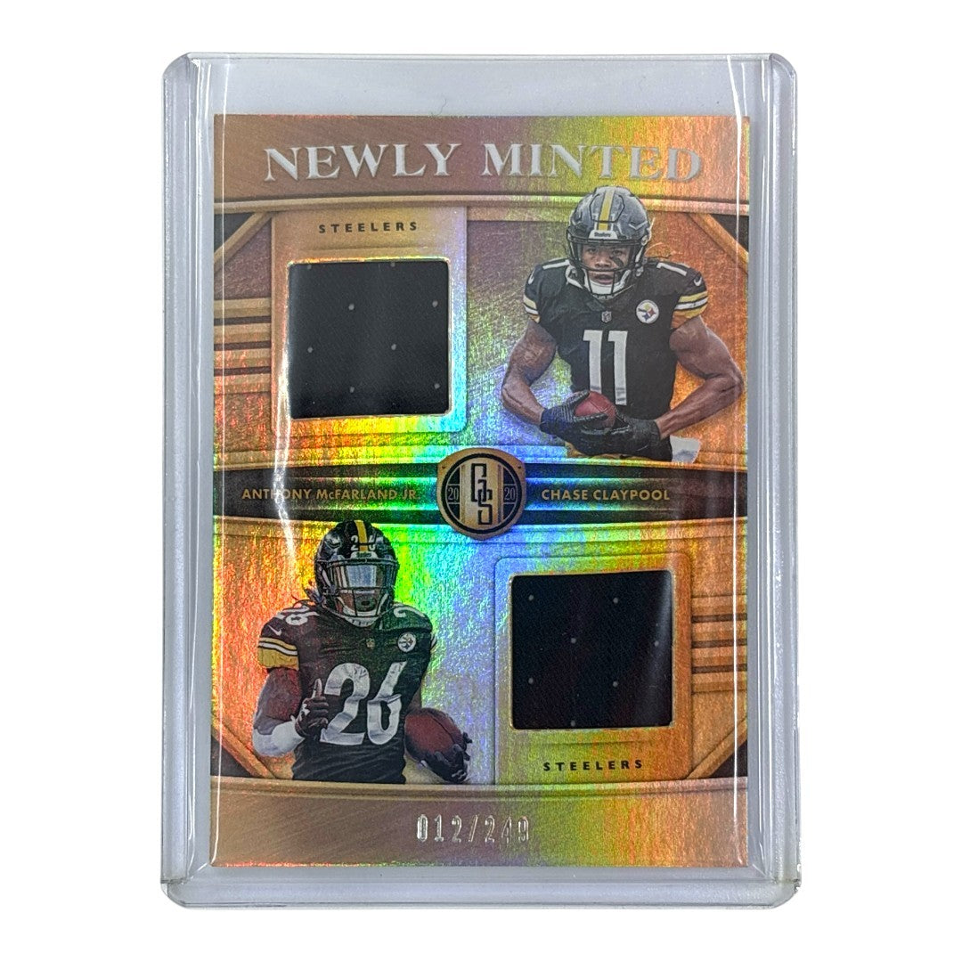 PANINI NFLカード GOLD STANDARD CHASE CLAYPOOL ANTHONY MCFARLAND JR. STEELERS 012/249 #MMD16 中古 IT1