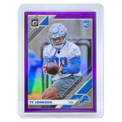 PANINI NFLカード DONRUSS OPTIC PRIZM TY JOHNSON DETROIT LIONS /50 #145 中古 IT1