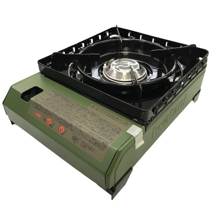 Iwatani イワタニ カセットコンロ カセットフー タフまるJr. オリーブ CB-ODX-JR 中古 Y1