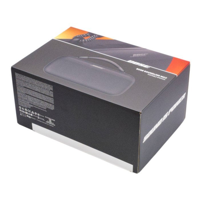 Bose SoundLink Max Portable Speaker 大型 防水Bluetoothスピーカー 最長20時間連続再生 USB-C 3.5 mm AUX入力対応 ブラック 中古 1