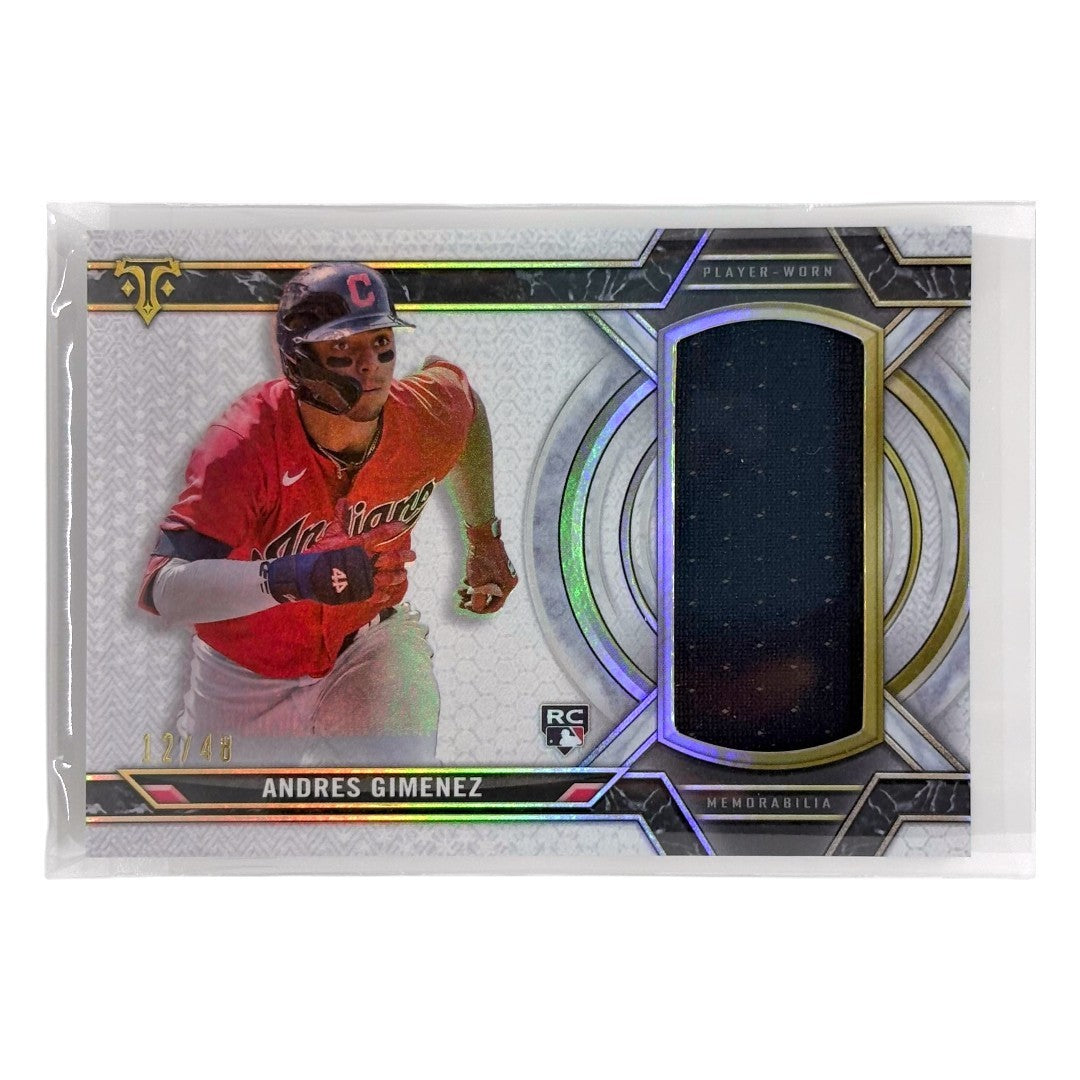 TOPPS MLBカード TRIPLE THREADS ANDRES GIMENEZ CLEVELAND INDIANS /48 #SJR-AG 中古 IT1