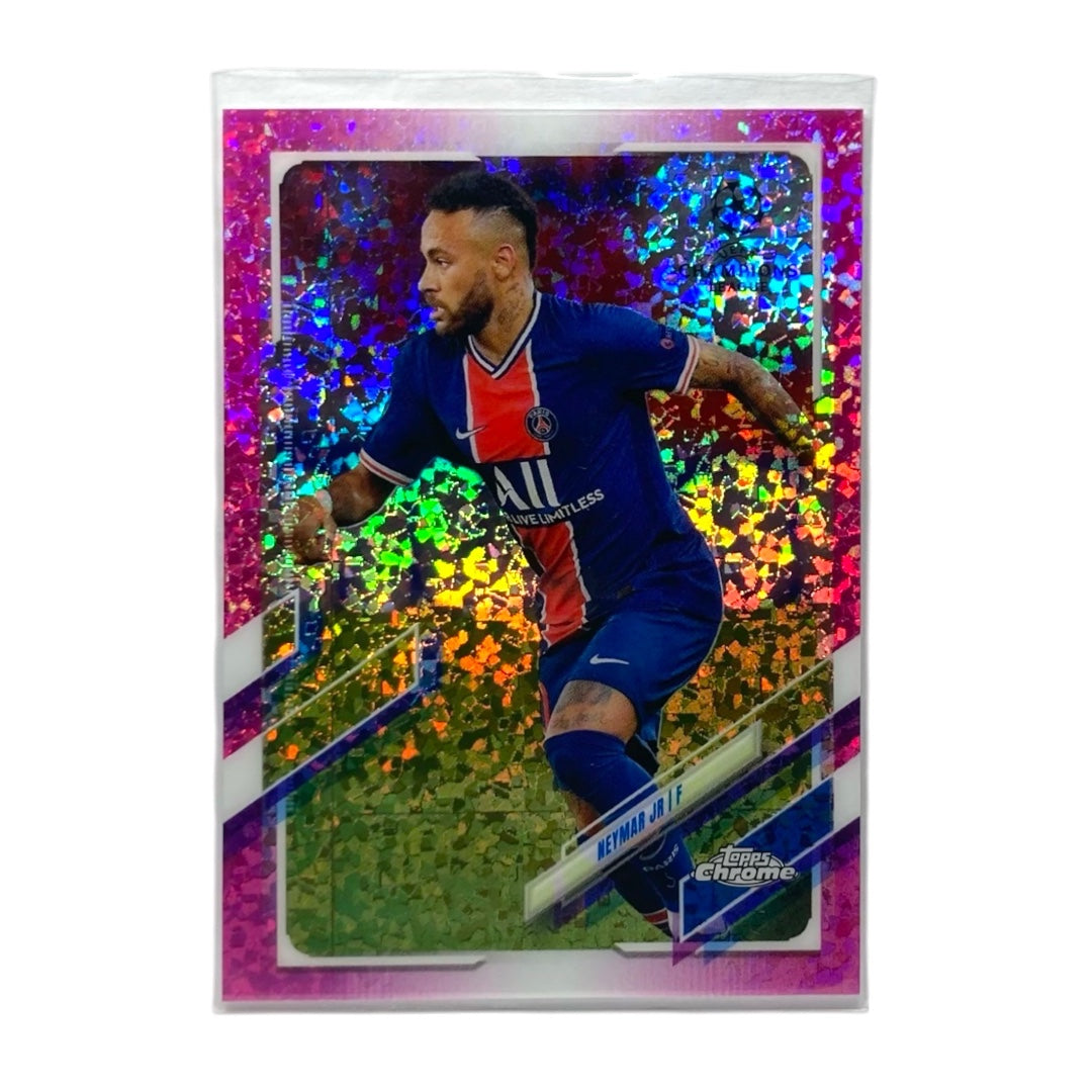 TOPPS サッカーカード CHROME NEYMAR JR PARIS SAINT-GERMAIN /175 #16 中古 IT2
