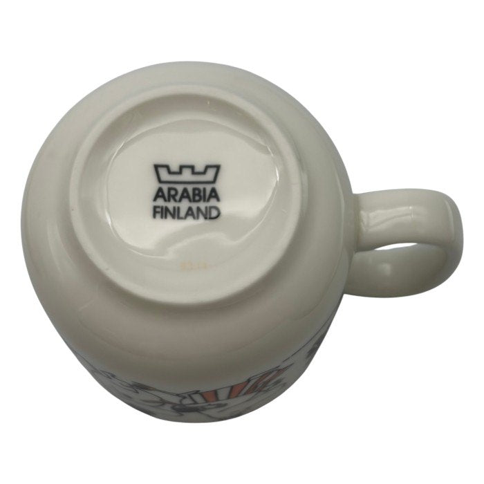 未使用品 ARABIA アラビア ムーミン チルドレンセット コップ マグカップ プレート 皿 食器 洋食器 かわいい 中古 W1