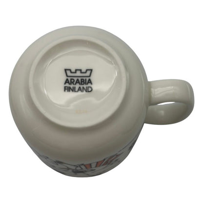 未使用品 ARABIA アラビア ムーミン チルドレンセット コップ マグカップ プレート 皿 食器 洋食器 かわいい 中古 W1