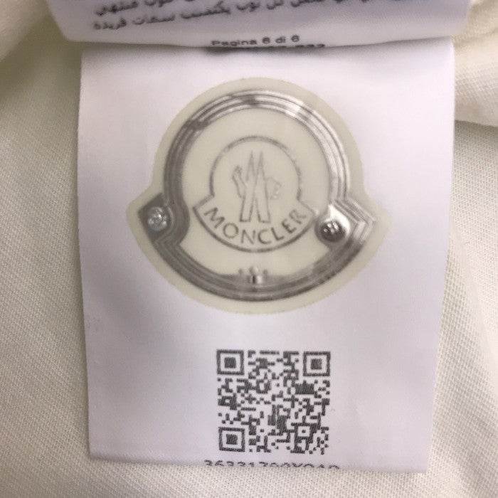 MONCLER モンクレール Tシャツ キッズ 半袖 コットン コミック柄 漫画 ホワイト 104cm D19548018350 中古 T1