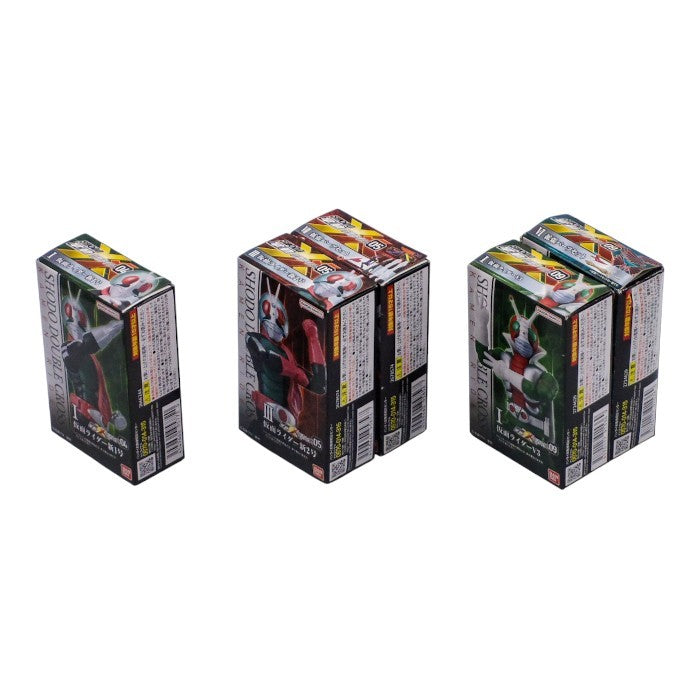 バンダイ 掌動-XX 仮面ライダー04,05,09 新1号/新2号/V3/拡張パーツ2種 計5種セット 中古 a1