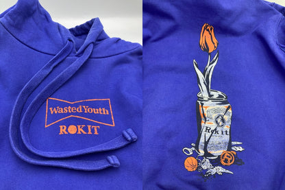 ROKIT×Wasted Youth ロキット ウェステッドユース フーデッドパーカー サイズM 中古 D4