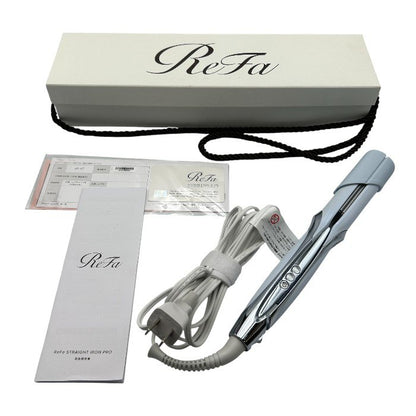 MTG ReFa リファ ストレートアイロン プロ RE-AT-02A エムティージー ヘアアイロン ヘアケア ホワイト 中古 W４