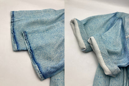 DIESEL ディーゼル 転写プリント 半袖シャツ レーヨン サイズ46 メンズ 中古 D4