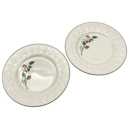 Wedgwood ウェッジウッド フェスティビティ ラズベリー ハニーセット ティーカップ/ソーサー プレート ペア Festivity Raspberry 中古 T1