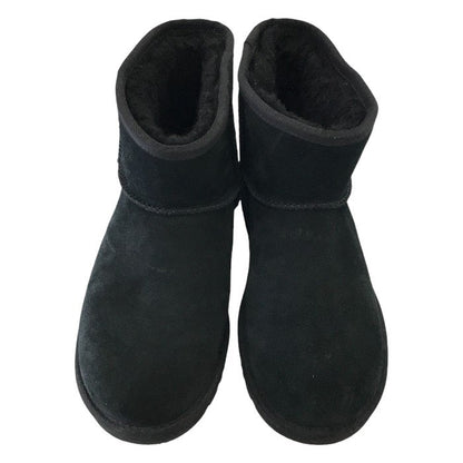 UGG アグ クラシック ミニ デコ スエード ブーツ メンズ レディース ステッチ ムートン スウェード ブラック 25cm 1115565 中古 T1