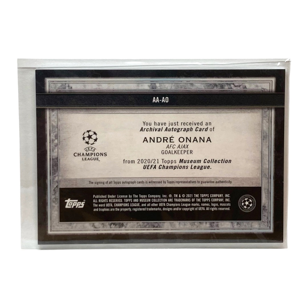 TOPPS サッカーカード MUSEUM COLLECTION ANDRE ONANA AJAX 089/250 #AA-AO 中古 IT2
