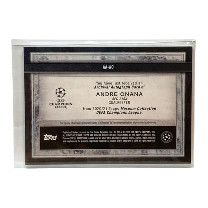 TOPPS サッカーカード MUSEUM COLLECTION ANDRE ONANA AJAX 089/250 #AA-AO 中古 IT2