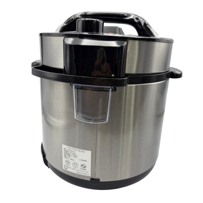 shop Japan ショップジャパン クッキングプロ V2 電気圧力鍋 CV32SA-01 家電 キッチン家電 調理器具 レシピ付 中古 W４