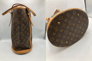 LOUIS VUITTON ルイヴィトン モノグラム バケットGM M42236 中古 D4