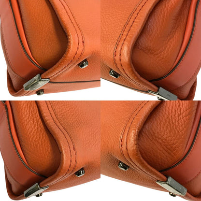 COACH コーチ スワッガー 27 キャリーオール ハンドバッグ レディース 2way ショルダー 斜め掛け オレンジ 34816 中古 T1