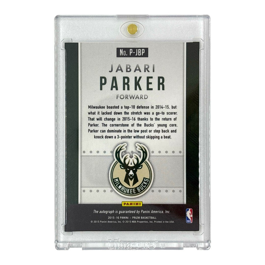 PANINI NBAカード PRIZM JABARI PARKER BUCKS #P-JBP 中古 IT1
