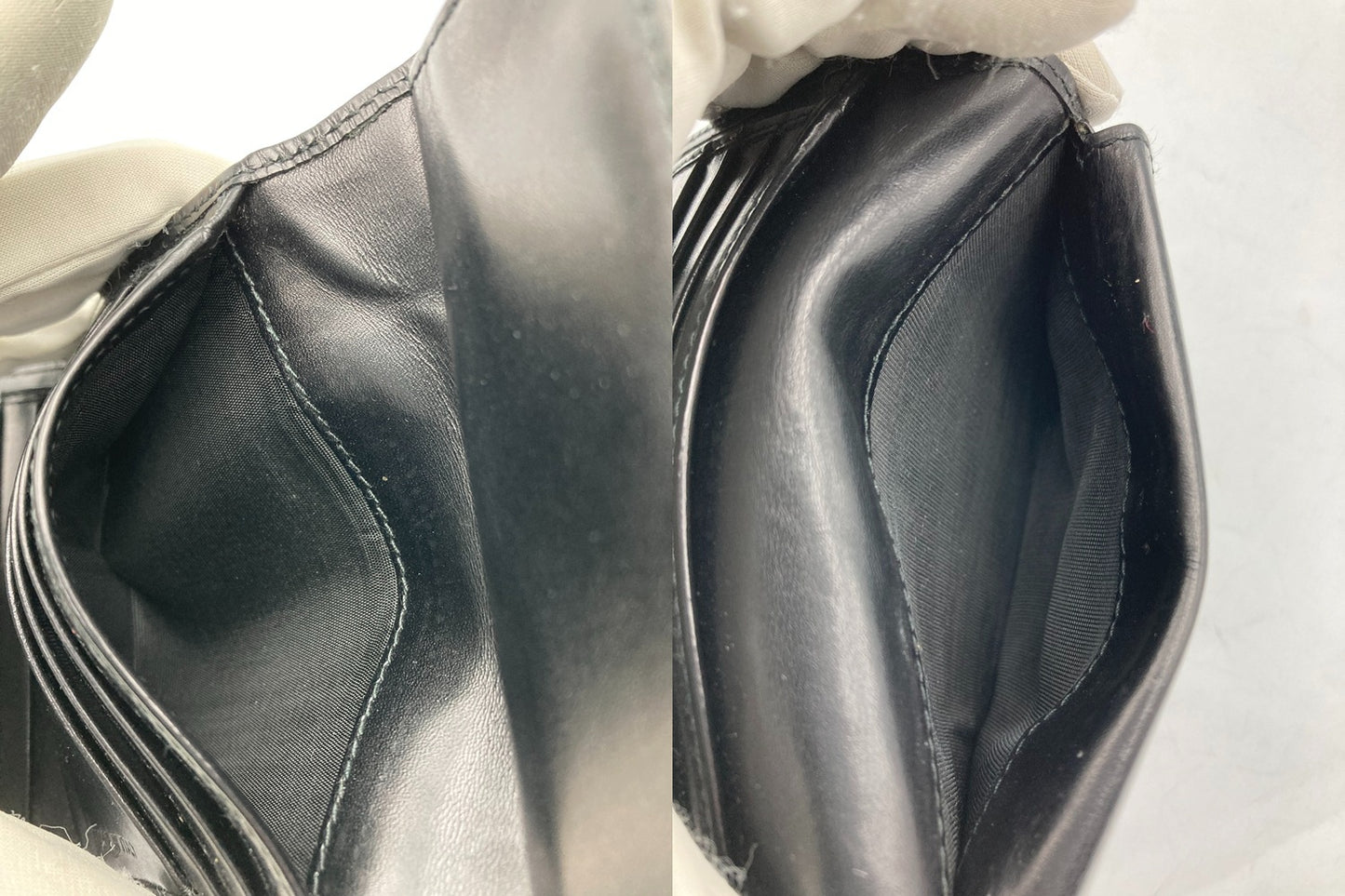 PRADA プラダ レザー 3つ折り財布 中古 D4