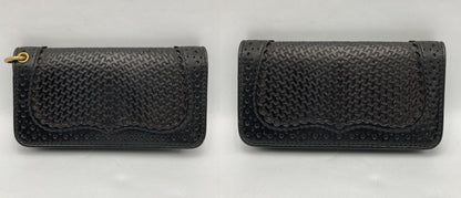 BACKDROP Leathers バックドロップレザーズ バスケットウォレット 中古 D4
