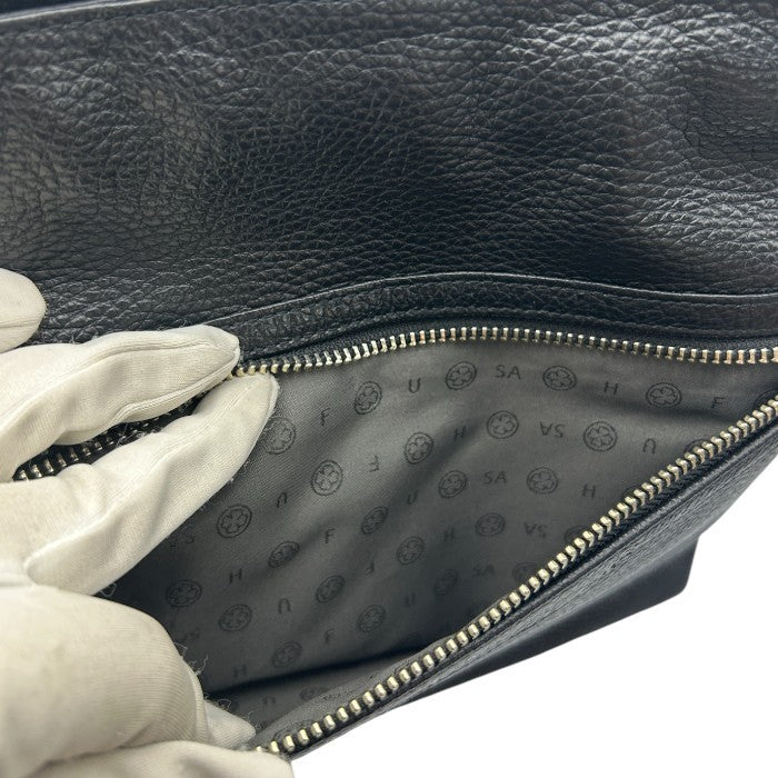 SALON DE ALFURD サロンドアルフォード レザー ２WAYバッグ 本革 ショルダー レディース ブラック 日本製 おしゃれ 中古 W４